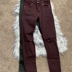 JustBlack Jeans - 2 Pairs Size 27 GUC